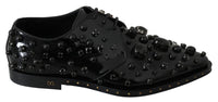Thumbnail for Elegant Black Dress Shoes with Crystals