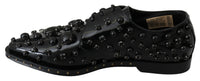 Thumbnail for Elegant Black Dress Shoes with Crystals