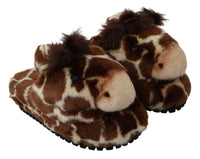 Thumbnail for Elegant Giraffe Pattern Slides for Sophisticated Comfort