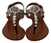 Thumbnail for Elegant Strappy Sandals with Exotic Charm
