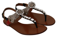 Thumbnail for Elegant Strappy Sandals with Exotic Charm