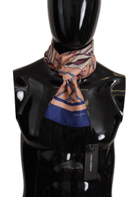 Thumbnail for Elegant Silk Men's Scarf Wrap - Multicolor Luxury Accessory