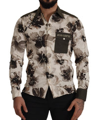Thumbnail for Floral Print Casual Cotton Shirt