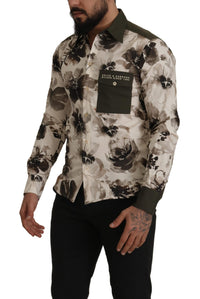 Thumbnail for Floral Print Casual Cotton Shirt