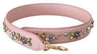 Thumbnail for Stunning Pink Crystal Studded Leather Strap