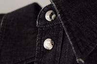 Thumbnail for Elegant Grey Cotton Blend Casual Shirt