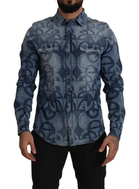 Thumbnail for Elegant Slim Fit Casual Blue Men's Shirt