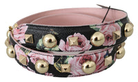 Thumbnail for Elegant Floral Leather Shoulder Strap