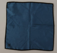 Thumbnail for Black Blue DG Crown Printed Square Handkerchief Scarf