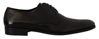 Thumbnail for Elegant Black Leather Derby Shoes