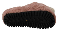 Thumbnail for Chic Pink Bear House Slippers by D&G