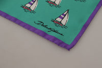 Thumbnail for Multicolor Printed DG Logo Square Handkerchief Scarf