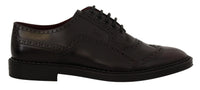 Thumbnail for Elegant Purple Leather Derby Formal Shoes