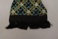 Thumbnail for Multicolor DG Logo Shawl Warm Neck Wrap Fringe Scarf