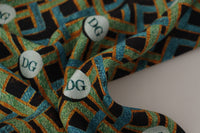 Thumbnail for Multicolor DG Logo Shawl Warm Neck Wrap Fringe Scarf
