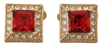 Thumbnail for Elegant Gold-Tone Square Cufflinks