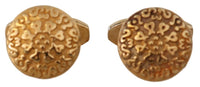 Thumbnail for Elegant Gold Plated Brass Men's Cufflinks