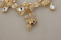 Thumbnail for Elegant Sicily Floral Bug Statement Necklace