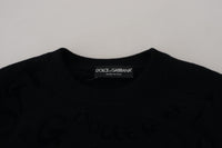 Thumbnail for Elegant Black Logo Wool Sweater