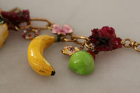 Thumbnail for Chic Gold Statement Sicily Fruit Necklace