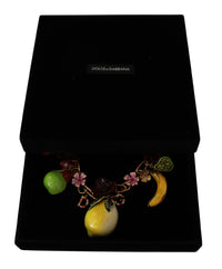 Thumbnail for Chic Gold Statement Sicily Fruit Necklace