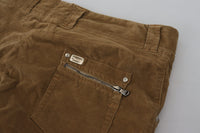 Thumbnail for Chic Brown Corduroy Cargo Pants