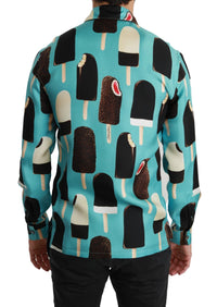 Thumbnail for Exclusive Silk Blend Ice-Cream Print Shirt