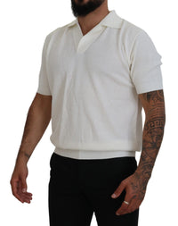 Thumbnail for Ivory White Polo T-Shirt with Classic Elegance