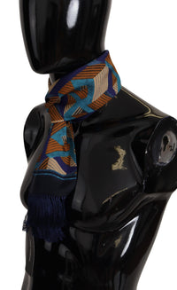 Thumbnail for Multicolor Patterned Wrap Shawl Fringe Scarf
