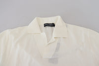 Thumbnail for Ivory White Polo T-Shirt with Classic Elegance