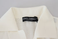 Thumbnail for Ivory White Polo T-Shirt with Classic Elegance