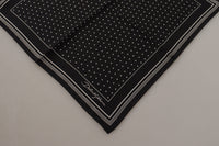 Thumbnail for Black Polka Dots DG Logo Square Handkerchief