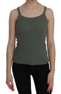 Thumbnail for Chic Green Spaghetti Strap Casual Tank Top
