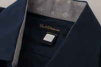 Thumbnail for Navy Elegance Cotton Dress Shirt