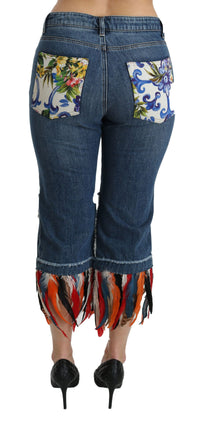 Thumbnail for Chic Low Waist Cropped Jeans