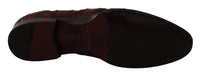 Thumbnail for Exotic Croc Leather Bordeaux Loafers