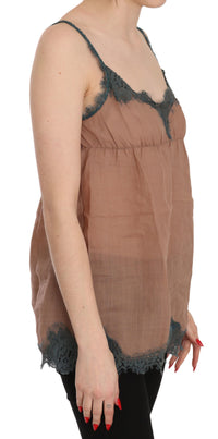 Thumbnail for Elegant Spaghetti Strap Lace Top