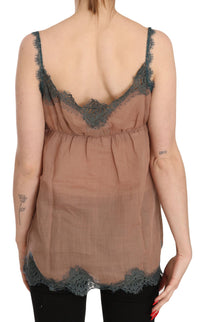 Thumbnail for Elegant Spaghetti Strap Lace Top