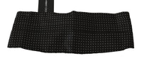 Thumbnail for Elegant Black Dotted Silk Cummerbund