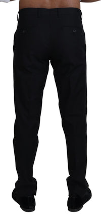 Thumbnail for Elegant Black Cotton Trousers