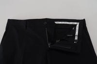 Thumbnail for Elegant Black Cotton Trousers