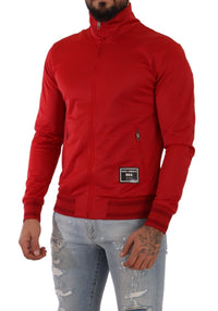 Thumbnail for Stunning Zip Sweater Cardigan in Red