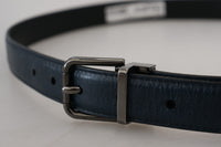 Thumbnail for Elegant Dark Blue Leather Belt