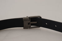 Thumbnail for Elegant Dark Blue Leather Belt