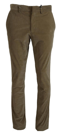 Thumbnail for Elegant Brown Casual Pants