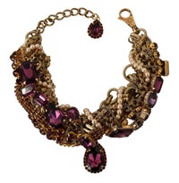 Thumbnail for Sicilian Sparkle Gold-Tone Statement Necklace