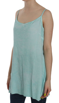 Thumbnail for Elegant Spaghetti Strap Sleeveless Blue Top