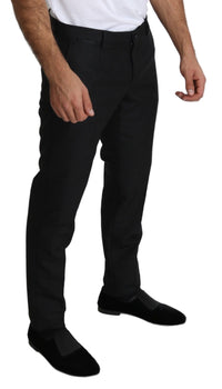 Thumbnail for Elegant Wool Blend Slim Dress Pants