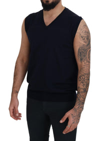 Thumbnail for Sleek Black V-Neck Sleeveless Tank