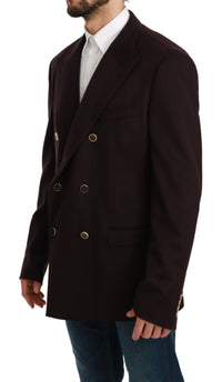 Thumbnail for Elegant Bordeaux Taormina Cashmere Blazer